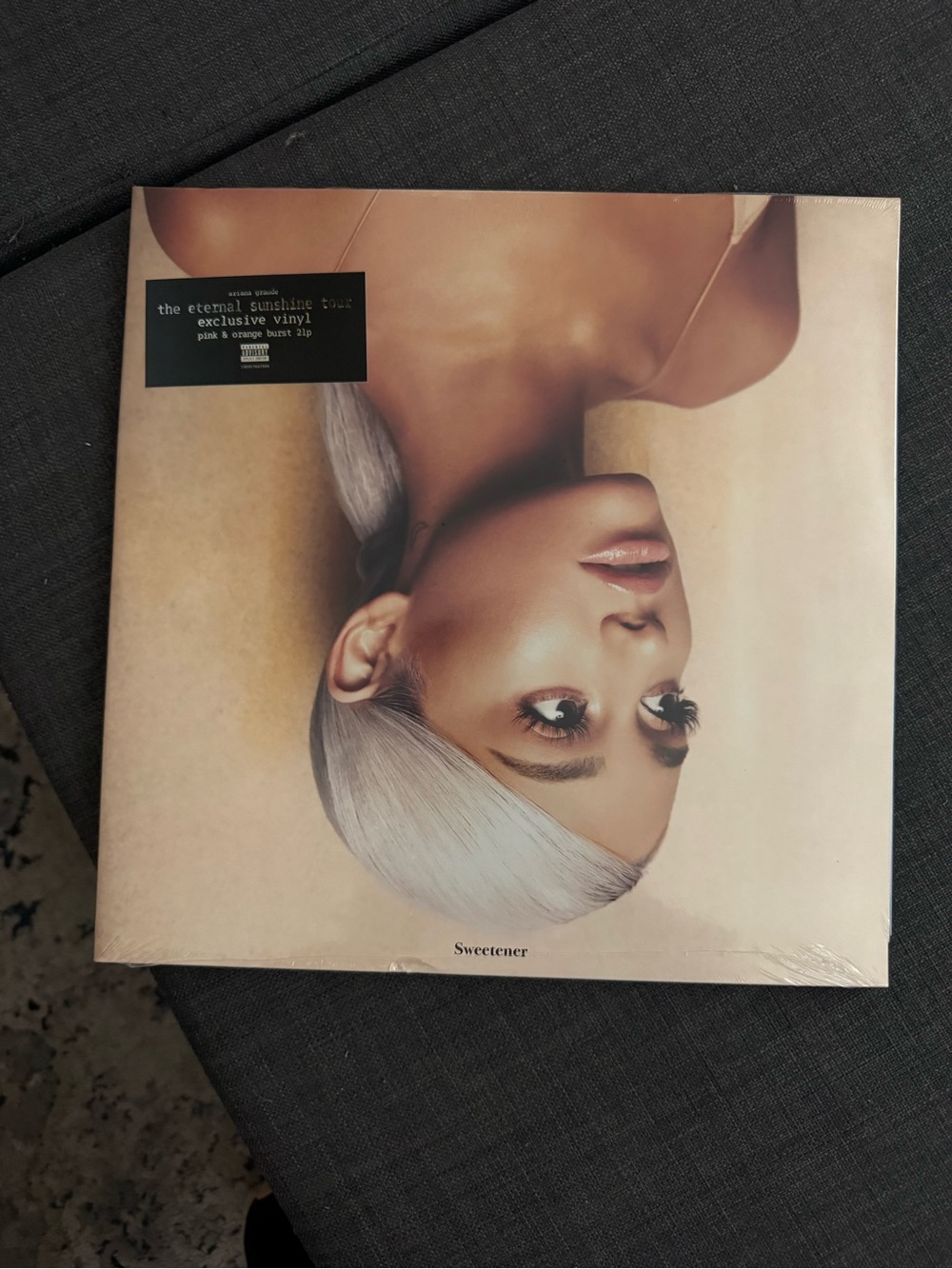 Ariana Grande Sweetener Art Print - Cream, Tan, Silver